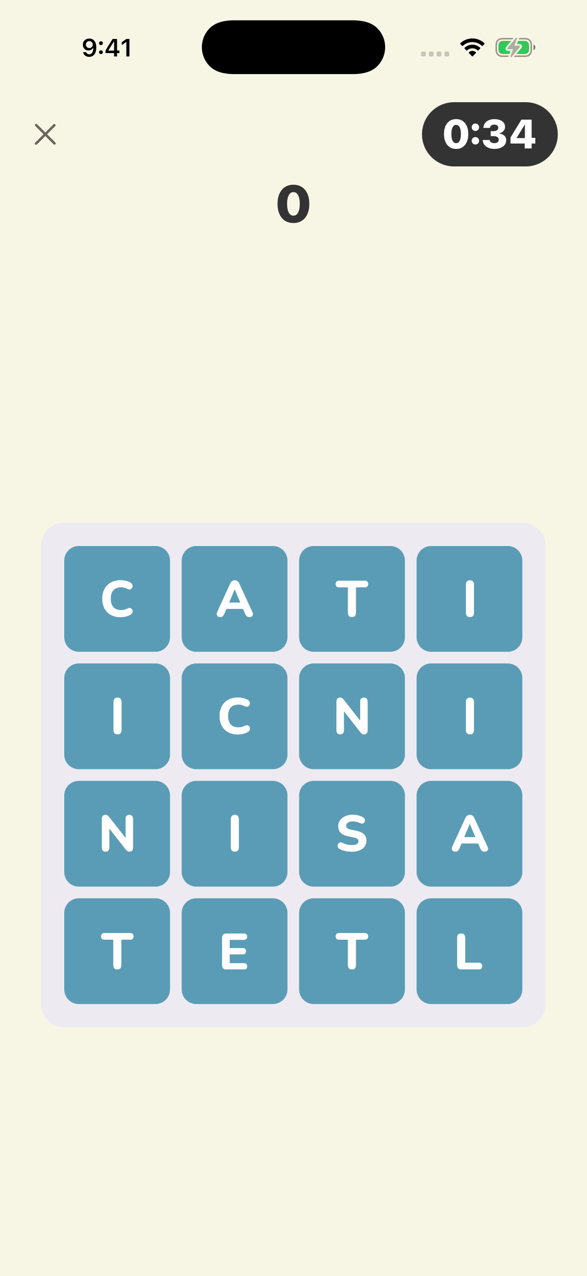Word Scramble in Laurels